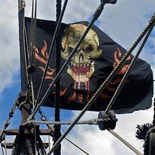 Piratas del Caribe 4: Primera imagen de la bandera pirata de Barbanegra