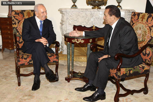 El presidente de Israel expresa su apoyo a Mubarak