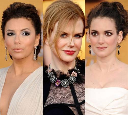 Nicole Kidman, Eva Longoria y Winona Ryder: Las peor vestidadeas de los SAG