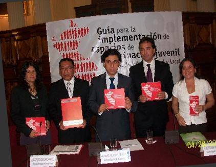 Publicación de la guía de implementación de espacios de participación juvenil en los ámbitos regional y local