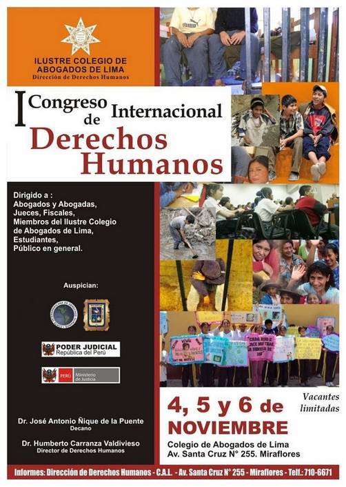 Primer Congreso Internacional de Derechos Humanos