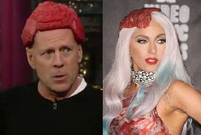 Bruce Willis se burla de Lady Gaga