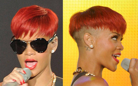Rihanna tiñe de rojo el Youtube