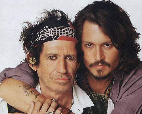 Keith Richards será padre de Johnny Depp