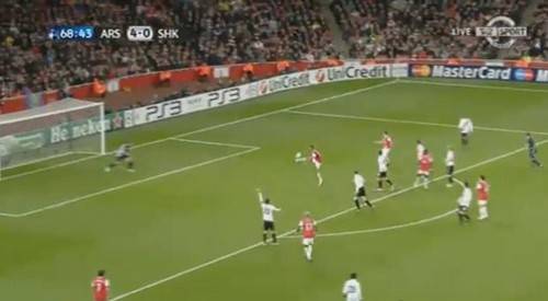 La paliza que el Arsenal le propinó al Shakhtar (5-1)