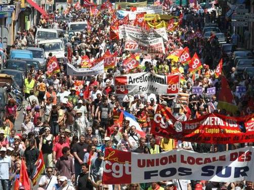 Francia: Los sindicatos manifiestan este jueves 28 de octubre contra la ley de jubilaciones