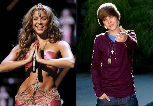 Justin Bieber quiere cantar con Shakira