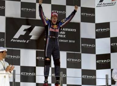 Sebastian Vettel gana el Gran Premio Fórmula 1 de Abu Dhabi y es el nuevo campeón mundial