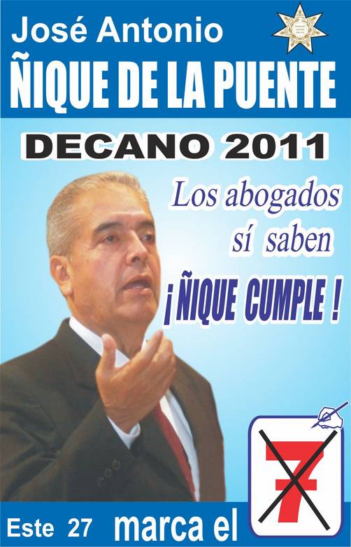 Ñique de la Puente es favorito a la reelección en el CAL este sábado 27 de noviembre