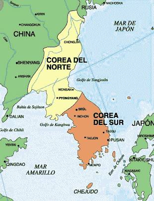 Estados Unidos y Corea del Sur iniciaron demostración aeronaval en el mar amarillo