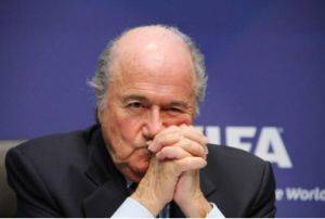 Cuando Joseph Blatter se cayó