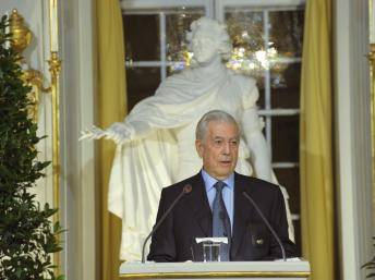 Mario Vargas llosa dio un emotivo discurso de aceptación del Premio Nobel ante la Academia sueca Mario Vargas llosa dio un emotivo discurso de aceptación del Premio Nobel ante la Academia sueca