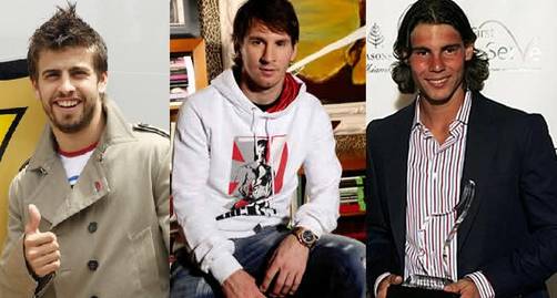 Gerard Piqué, Lionel Messi y Rafael Nadal son los más solidarios del 2010