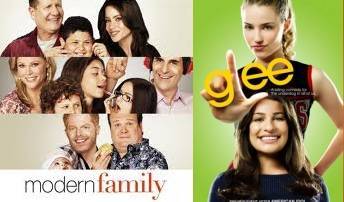 Glee y Modern Family nominadas a los Globos de oro