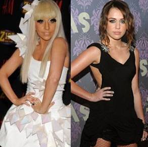 Lady Gaga es menos polémica que Miley Cyrus