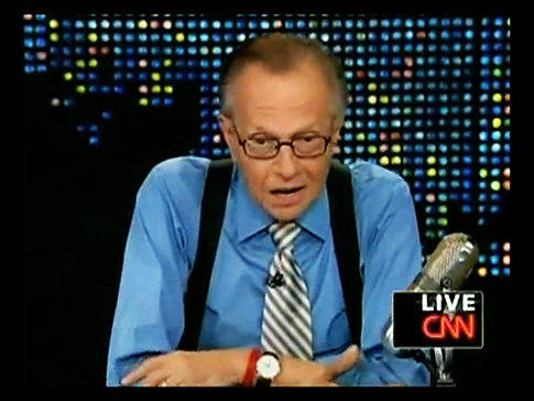 Larry King deja CNN después de 25 años