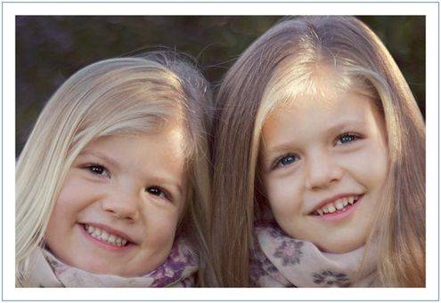 Príncipes de Asturias otorgan protagonismo a sus hijas en Navidad