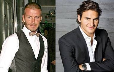 David Beckham y Roger Federer entre los deportistas mejor vestidos del 2010