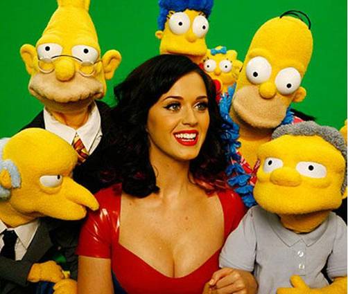 Katy Perry celebrará Navidad con 'Los Simpson'