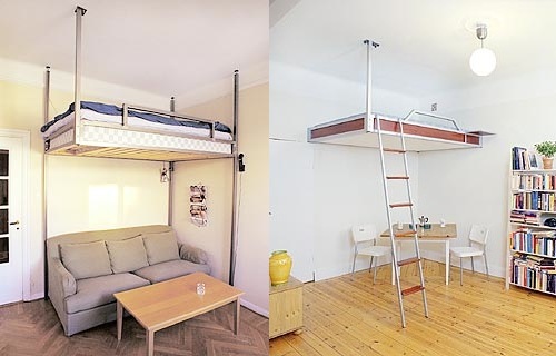 Cama en el techo Cama en el techo