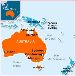 Australia: Precipitaciones y desbordes de ríos cubren superficie equivalente a la de Alemania y Francia