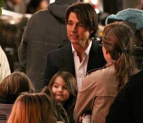 Tom Cruise fue sorprendido por su hija Suri