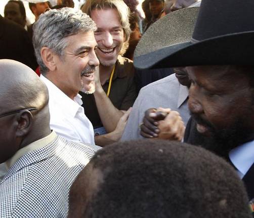 George Clooney en primer viaje del 2011