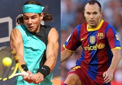 Rafael Nadal y Andrés Iniesta nominados a los 'Laureus'