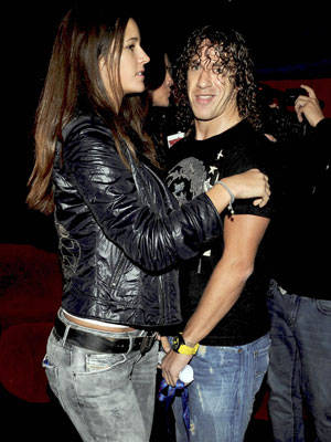 Carles Puyol y Malena Costa son inseparables