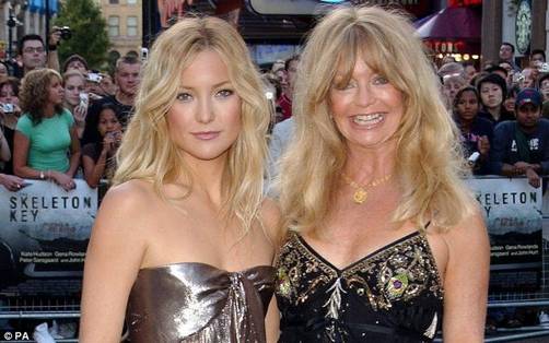 Goldie Hawn agradece en Twitter embarazo de su hija Kate Hudson