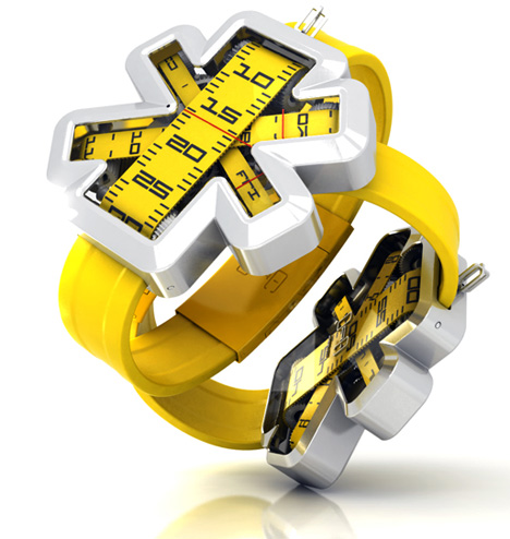 Reloj con cinta métrica Reloj con cinta métrica