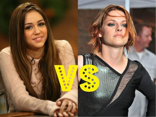 Miley Cyrus vs Kristen Stewart ¿Cuál es la peor actriz?