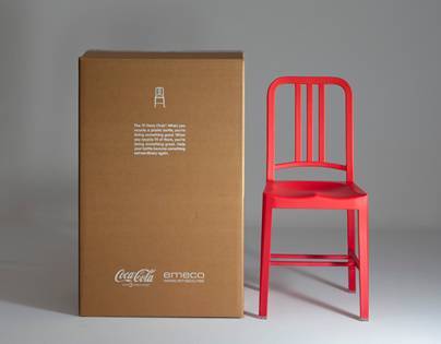 Reciclaje y diseño: 111 botellas de PET de Coca-Cola hacen una silla
