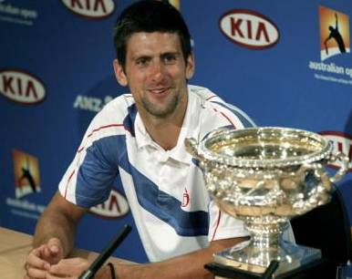 Djokovic triunfó en el Abierto de Australia, serio candidato a Número 1