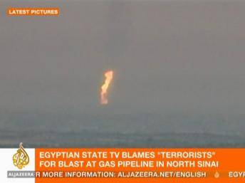 Egipto: Suministro de gas a Israel es cortado tras explosión en gaseoducto