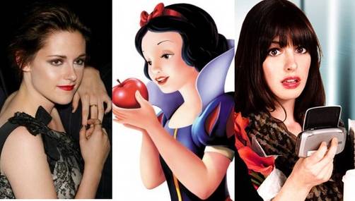 Kristen Stewart y Anne Hathaway candidatas para las dos versiones de Blancanieves