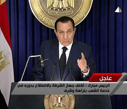 Egipto: Hosni Mubarak renunció al poder