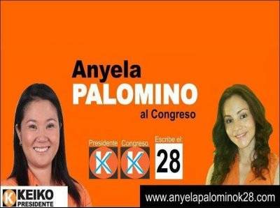 Keiko Presidente - Anyela Palomino al Congreso