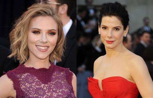 Sandra Bullock y Scarlett Johansson ni se miraron en los Oscar 2011