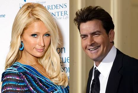 Paris Hilton envía mensaje vía Twitter a Charlie Sheen