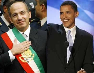 Barack Obama y Felipe Calderón envían buenos deseos a Japón