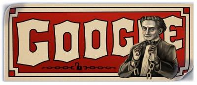 Harry Houdini en su 137º aniversario es el nuevo doodle de Google
