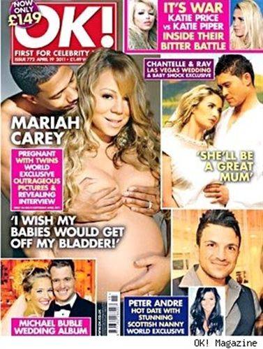 Mariah Carey posa desnuda junto a su esposo