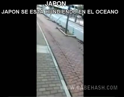 Japón se hunde en el oceano: Imágenes impactantes