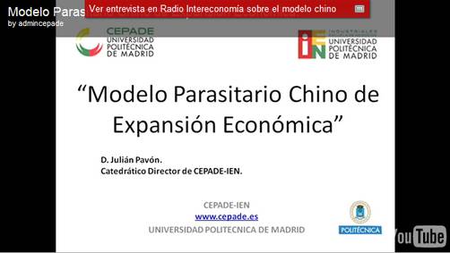 El modelo parasitario chino de expansión económica