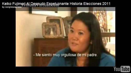 Keiko Fujimori al desnudo, espeluznante historia elecciones 2011