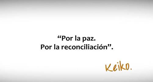 Por la paz, por la reconciliación