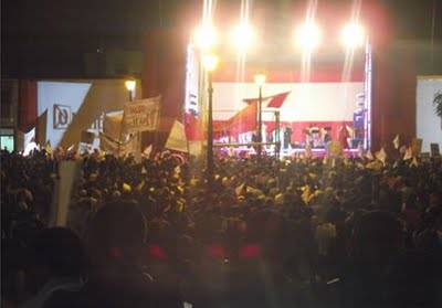 Multitudinario mitin de Ollanta en Trujillo