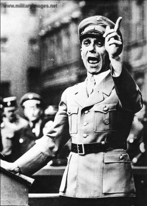 Goebbels en la campaña