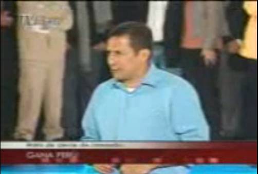 El mitin de cierre de Ollanta Humala en la Plaza Dos de Mayo